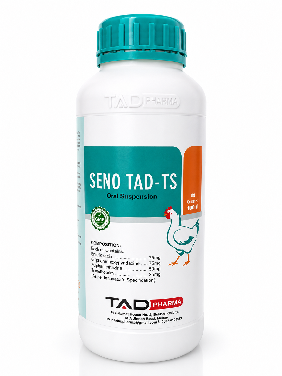 SENO TAD-TS — animal health product by Tad Pharma
